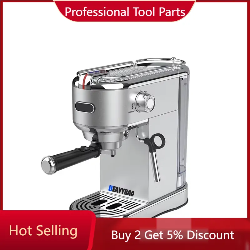 Coffee Maker - Heavybao 1450W Profesjonalny ekspres do kawy