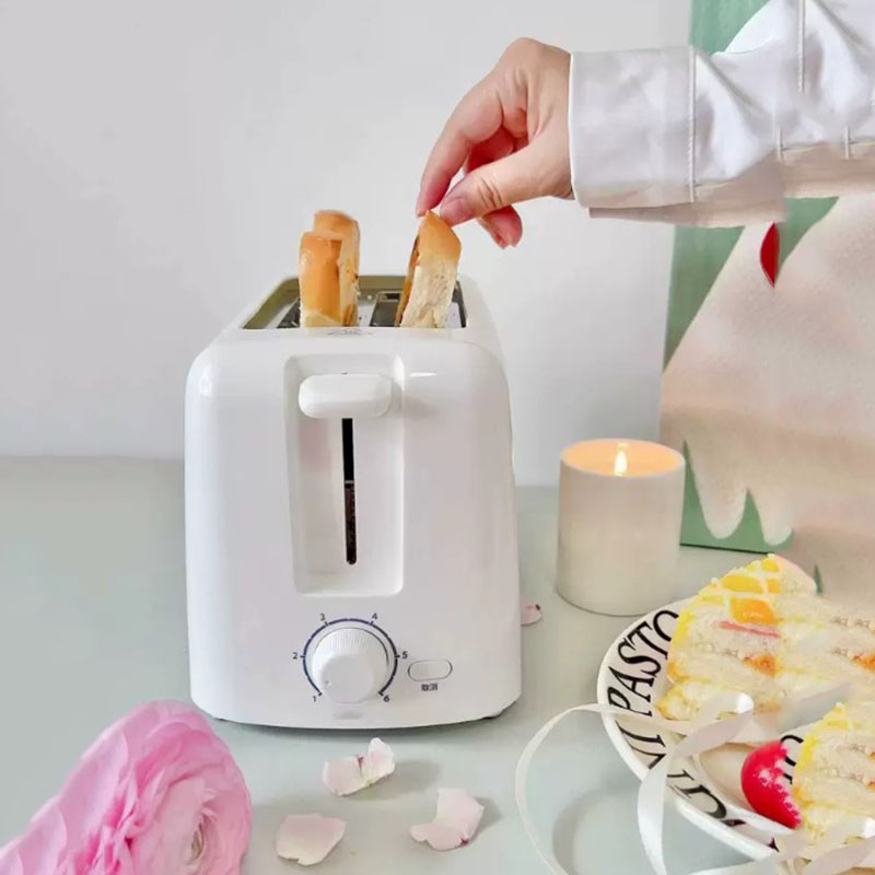 Toaster - Elektryczna tosterka ze stali nierdzewnej, 220