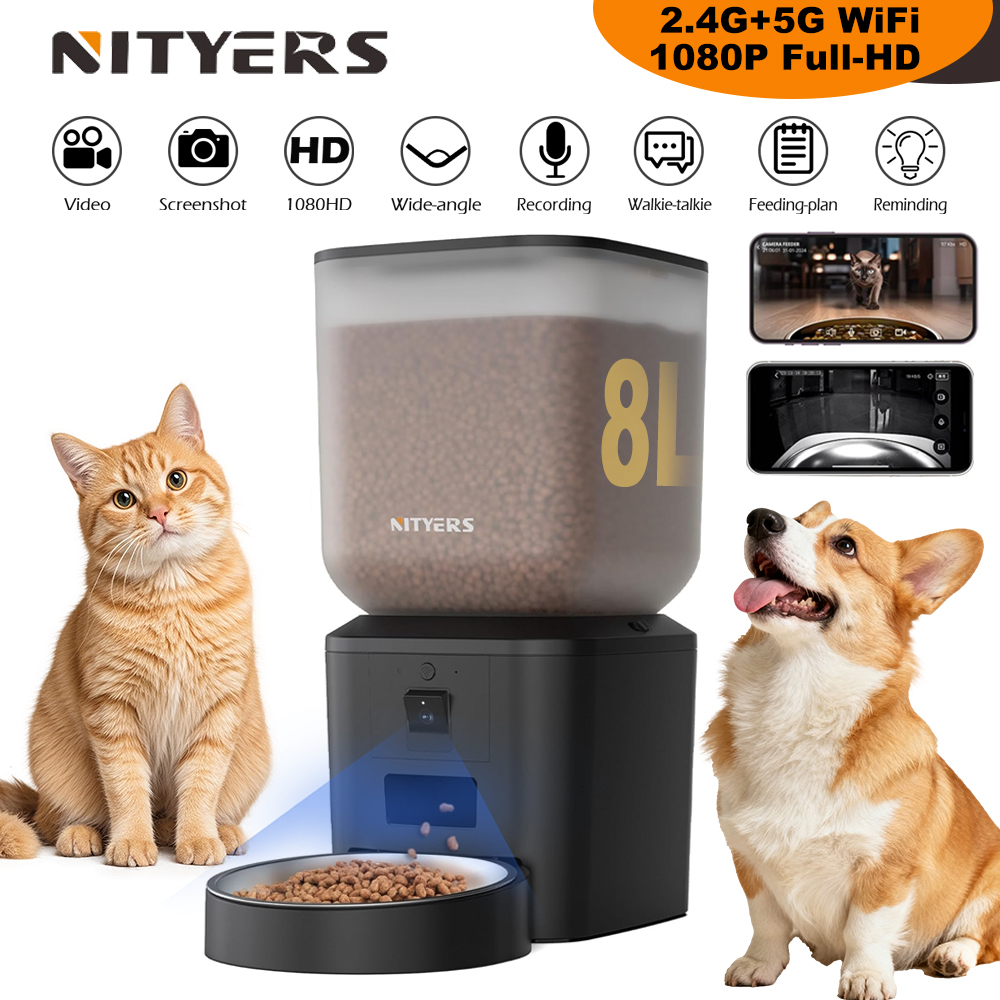 Kitchen Appliances Video - Automatyczny podajnik karmy dla kota Nityers