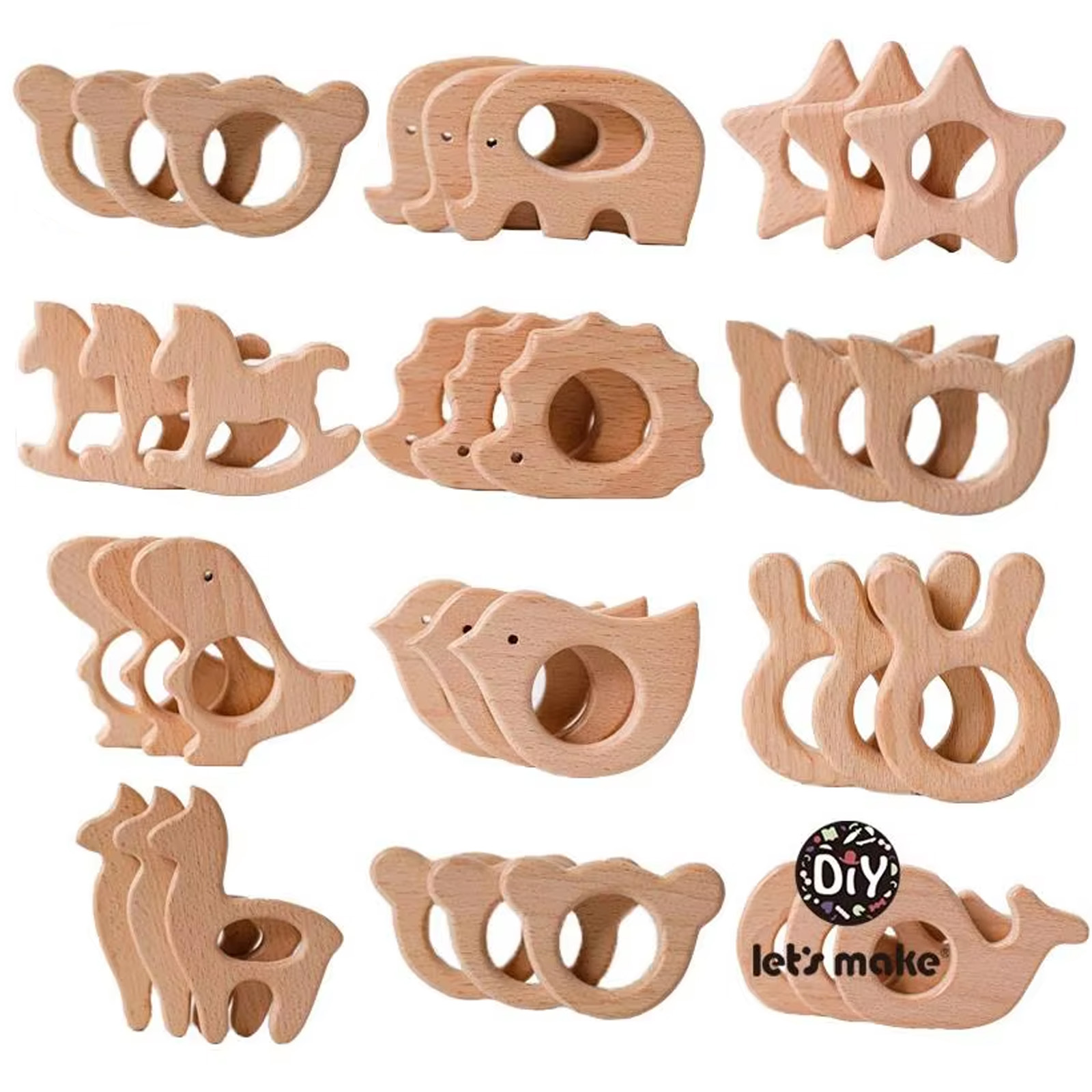 Zróbmy 1PC Baby gryzak z drewn – Kitchen Appliances Video recenzja i cena