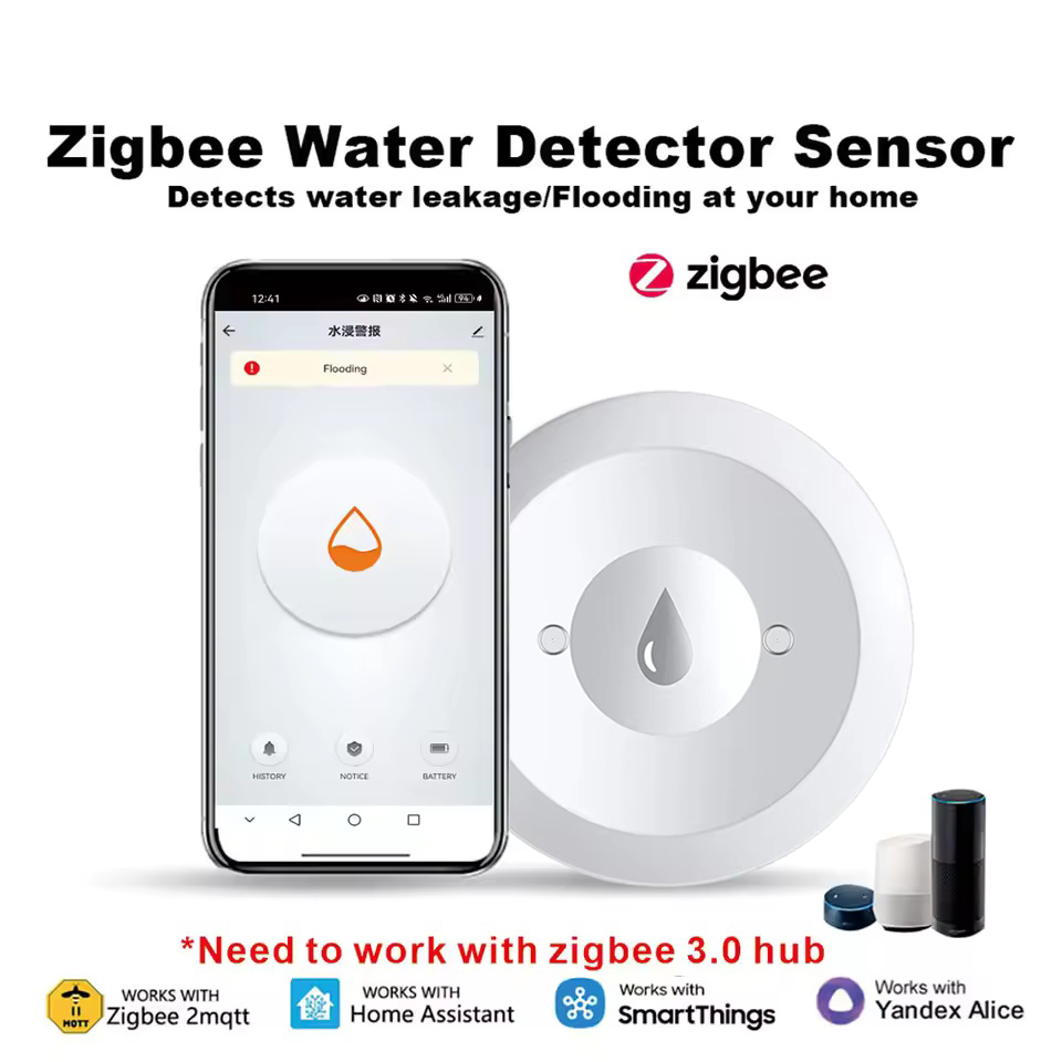 Czujnik zalania wodą Zigbee, d – Kitchen Appliances Video recenzja i cena