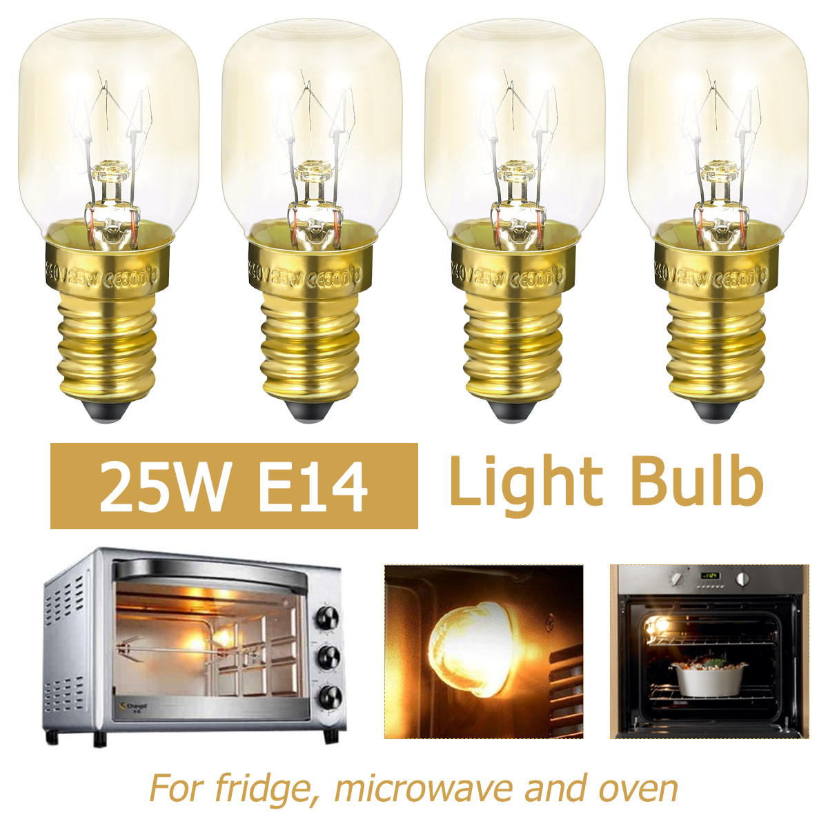 4 szt. Żarówka E14 do mikrofal – Microwave Oven recenzja i cena
