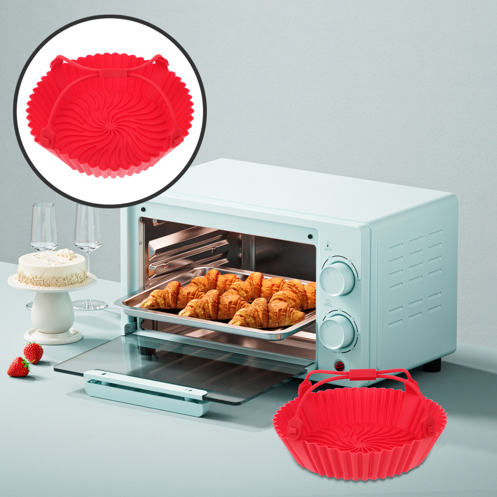 Silikonowa taca do frytkownicy – Air Fryer recenzja i cena