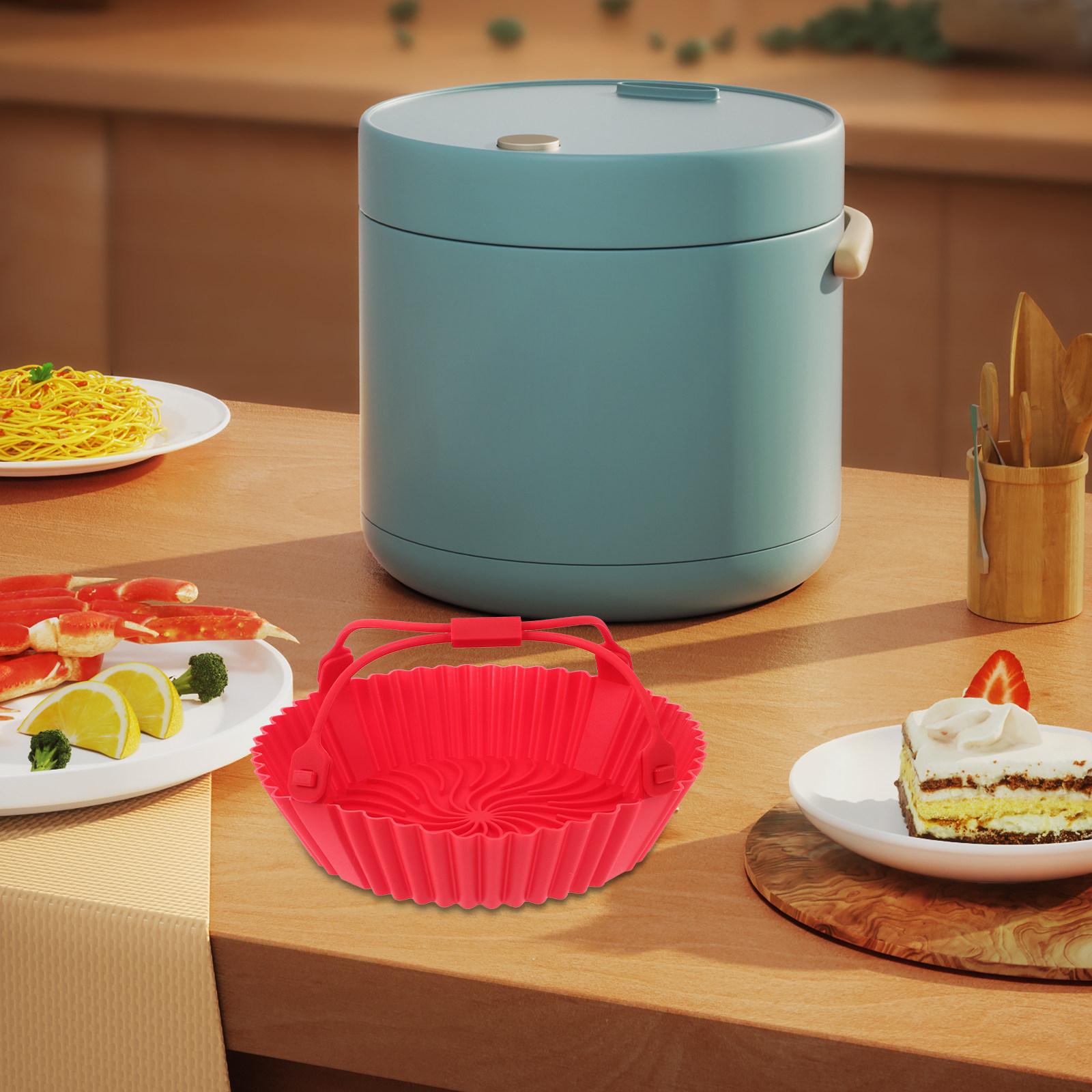 Silikonowa taca do frytkownicy – Air Fryer recenzja i cena