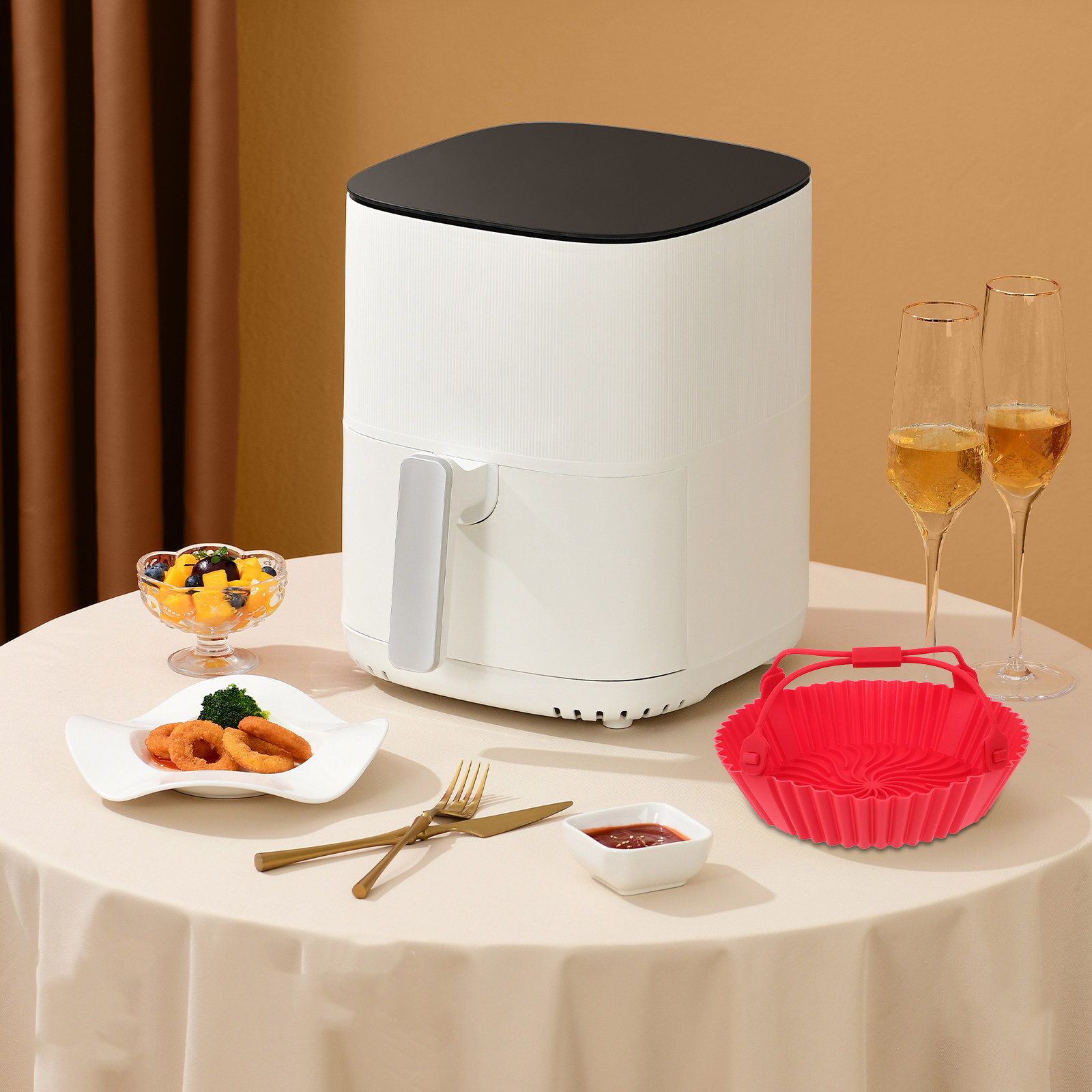 Silikonowa taca do frytkownicy – Air Fryer recenzja i cena