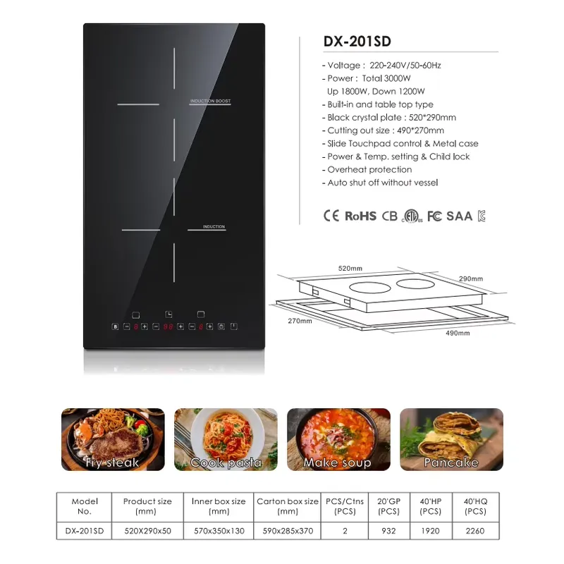 Wysokowydajna 2-palnikowa elek – Induction Cooker recenzja i cena