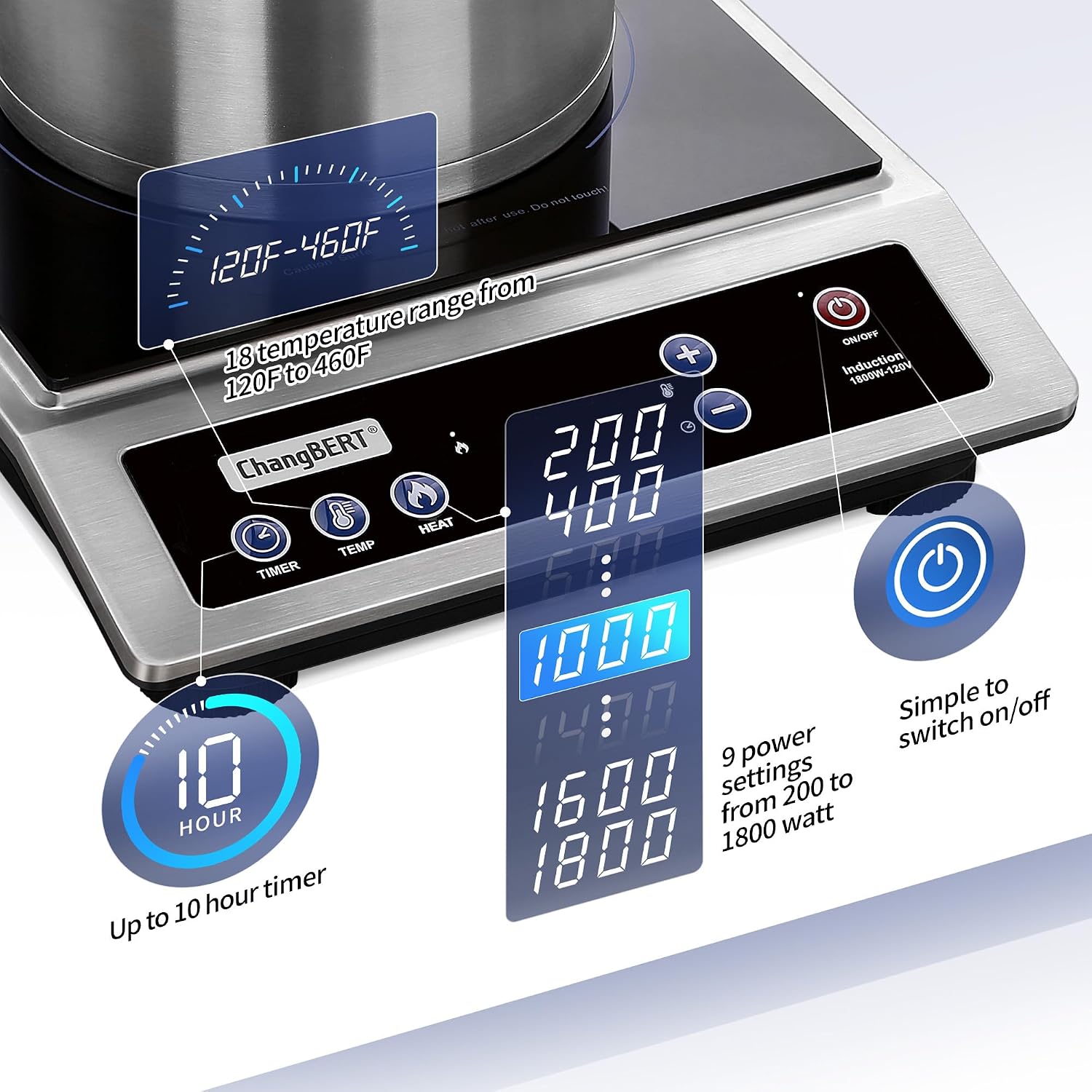 Płyta indukcyjna, przenośna ku – Induction Cooktop Portable recenzja i cena