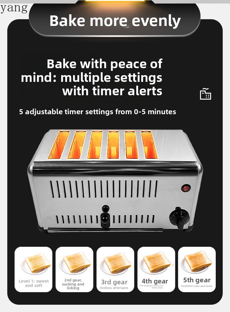 Toster komercyjny YJQ czteropł – Toaster recenzja i cena